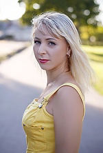 Ukrainian mail order bride Julia from Dnipro with blonde hair and green eye color - image 3