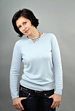 Ukrainian mail order bride Ekaterina from Kherson with black hair and hazel eye color - image 2