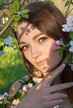 Ukrainian mail order bride Karina from Nikolaev with light brown hair and green eye color - image 9