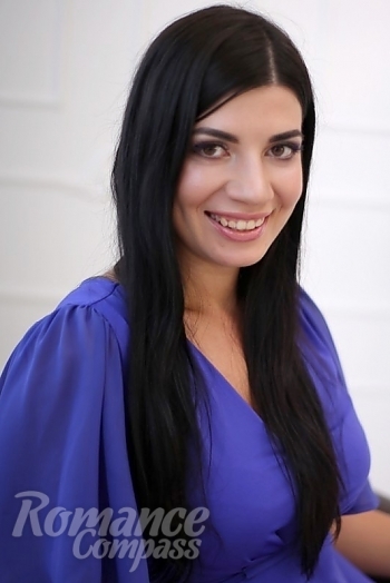 Ukrainian mail order bride Angelika from Dnipro with black hair and brown eye color - image 1