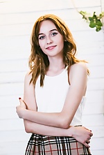 Ukrainian mail order bride Violetta from Nikolaev with light brown hair and blue eye color - image 9