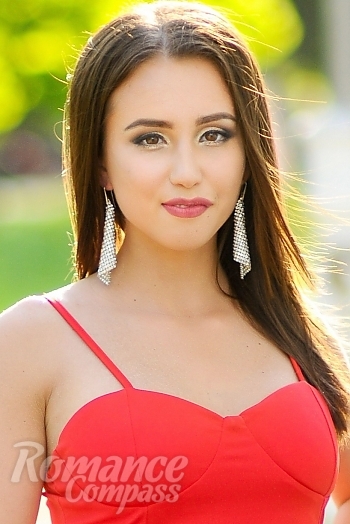 Ukrainian mail order bride Alena from Odessa with light brown hair and brown eye color - image 1