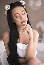 Ukrainian mail order bride Irina from Cherkassy with black hair and green eye color - image 13