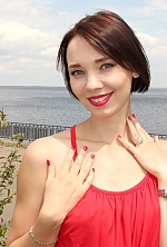 Ukrainian mail order bride Natalia from Cerkasy with brunette hair and grey eye color - image 2