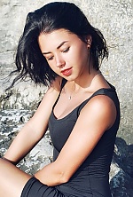 Ukrainian mail order bride Marina from Dnipro with black hair and green eye color - image 5
