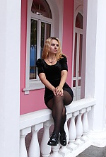 Ukrainian mail order bride Oksana from Dnipro with blonde hair and green eye color - image 2