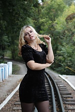 Ukrainian mail order bride Oksana from Dnipro with blonde hair and green eye color - image 6
