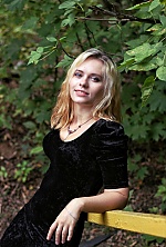 Ukrainian mail order bride Oksana from Dnipro with blonde hair and green eye color - image 5