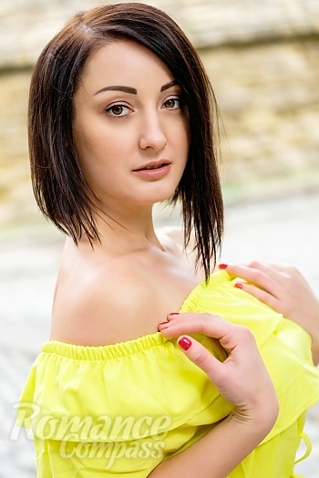 Ukrainian mail order bride Ekaterina from Nikolaev with brunette hair and brown eye color - image 1