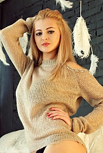 Ukrainian mail order bride Anna from Nikolaev with blonde hair and blue eye color - image 4
