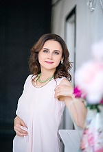 Ukrainian mail order bride Valentina from Kyiv with brunette hair and green eye color - image 10