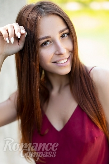 Ukrainian mail order bride Diana from Kharkiv with red hair and brown eye color - image 1