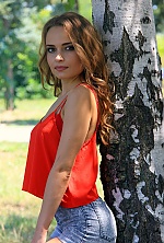 Ukrainian mail order bride Alina from Kiev with auburn hair and green eye color - image 5