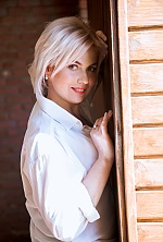 Ukrainian mail order bride Oksana from Cerkasy with blonde hair and green eye color - image 3