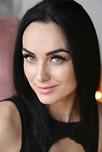 Ukrainian mail order bride Julia from Cherkasy with black hair and green eye color - image 2
