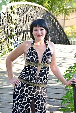 Ukrainian mail order bride Anastasia from Odessa with black hair and blue eye color - image 6