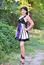 Ukrainian mail order bride Anastasia from Odessa with black hair and blue eye color - image 3