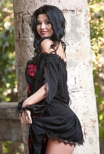 Ukrainian mail order bride Valentina from Odesa with black hair and brown eye color - image 9