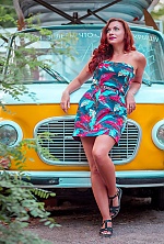 Ukrainian mail order bride Irina from Odessa with red hair and blue eye color - image 10