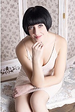 Ukrainian mail order bride Irina from Kiev with black hair and green eye color - image 5