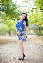 Ukrainian mail order bride Elena from Odessa with black hair and green eye color - image 4