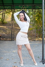 Ukrainian mail order bride Elena from Odessa with black hair and green eye color - image 9