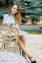 Ukrainian mail order bride Victoria from Odessa with light brown hair and green eye color - image 4