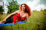 Ukrainian mail order bride Elena from Marseille with red hair and grey eye color - image 3