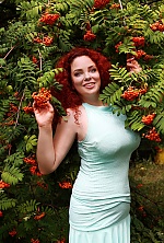 Ukrainian mail order bride Elena from Marseille with red hair and grey eye color - image 5