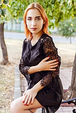Ukrainian mail order bride Anastasia from Kiev with auburn hair and green eye color - image 3