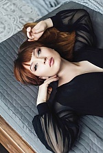 Ukrainian mail order bride Daria from Kiev with auburn hair and green eye color - image 9