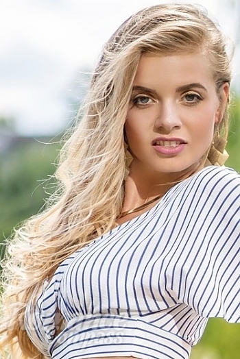 Ukrainian mail order bride Olga from Kharkiv with blonde hair and grey eye color - image 1