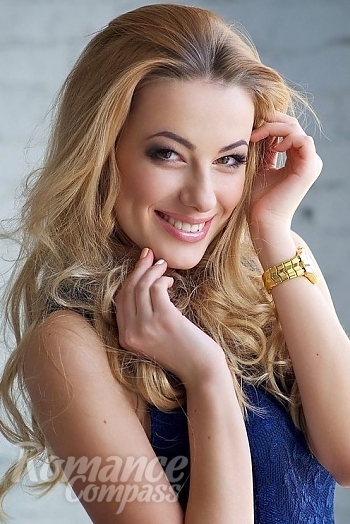 Ukrainian mail order bride Irena from Zaporizhia with blonde hair and brown eye color - image 1