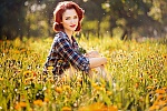 Ukrainian mail order bride Anastasia from Lugansk with red hair and green eye color - image 3