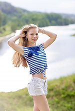 Ukrainian mail order bride Kristina from Kiev with blonde hair and blue eye color - image 10