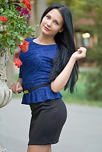 Ukrainian mail order bride Diana from Kharkiv with black hair and hazel eye color - image 2