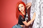 Ukrainian mail order bride Anastasia from Kiev with red hair and brown eye color - image 5