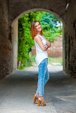 Ukrainian mail order bride Elena from Dnipro with red hair and green eye color - image 6