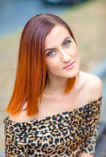 Ukrainian mail order bride Elena from Dnipro with red hair and green eye color - image 8