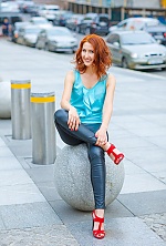 Ukrainian mail order bride Valery from Dnipro with red hair and green eye color - image 9