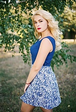 Ukrainian mail order bride Anna from Dnipro with blonde hair and blue eye color - image 4