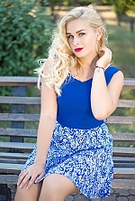 Ukrainian mail order bride Anna from Dnipro with blonde hair and blue eye color - image 5