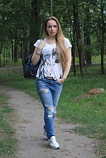 Ukrainian mail order bride Nadia from Kostiantynivka with light brown hair and green eye color - image 4