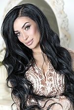 Ukrainian mail order bride Karina from Kiev with black hair and green eye color - image 8