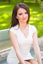 Ukrainian mail order bride Elizaveta from Dnipro with brunette hair and green eye color - image 2