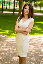 Ukrainian mail order bride Elizaveta from Dnipro with brunette hair and green eye color - image 7