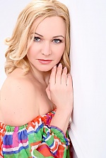 Ukrainian mail order bride Anjela from Kiev with blonde hair and blue eye color - image 5