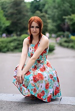 Ukrainian mail order bride Vera from Kiev with red hair and green eye color - image 7