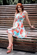 Ukrainian mail order bride Vera from Kiev with red hair and green eye color - image 2