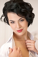 Ukrainian mail order bride Ekaterina from Berdyansk with black hair and green eye color - image 4